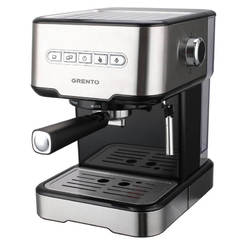 Кофемашина для эспрессо EM-800 - 800Вт, 15 бар, сливочный диск, кнопка 1-2 кофе, GRENTO