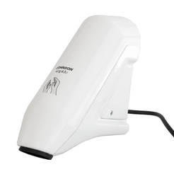 RAPIDO wall-mounted hand dryer, AC motor, with infrared sensor, 1500W, white