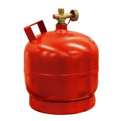 Tourist gas bottle 10l KOLOS 4kg/propane-butane h=33cm