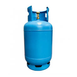 Household gas bottle with corner tap 27l, 11kg propane-butane, height 60.5 cm KOLOS
