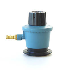 German reducer valve for gas bottle large - high pressure 0-2 bar, ⌀8mm