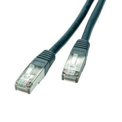 LAN Internet cable 3m with shielded CAT5e RJ45/RJ45 connectors