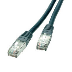 LAN Internet cable 5m with shielded CAT5e RJ45/RJ45 connectors