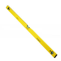 Aluminum level with three levels 1200 mm, yellow