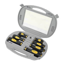 Set of 7 screwdrivers in a suitcase Cr-v TOPMASTER