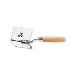 Spatula for inner corner 80x60 mm, with wooden handle
