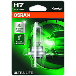 Car bulb H7 Ultra Life - 12V / 55W, extended life