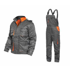 Set of jacket + overalls HAIL - size XXXL, polyester, cold and waterproof