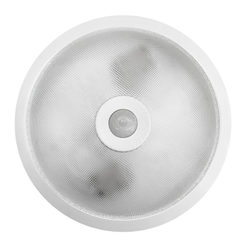 Ceiling with 360° motion sensor 2 x E27 - white
