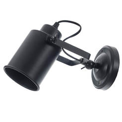 Настенный светильник EL 1866 - 1 x E27, 40Вт, металл, черный