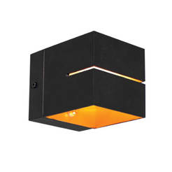 Wall lamp 1xG9 35W IP20 Adel WL721 black/gold