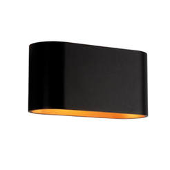 Wall lamp 1xG9 35W IP20 Adel WL723 black/gold