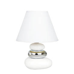 Table lamp SALEM 1xE14 white / chrome RABALUX