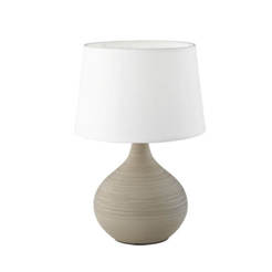 Ceramic table lamp 1xE14 40W cappuccino MARTIN