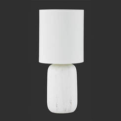 Table lamp 1 x E14 40W white CLAY