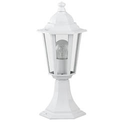 Garden lantern VELENCE 1xE27 IP43 40 cm white standing RABALUX