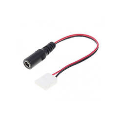 Power connector with socket for LED strip SMD 3528 8 mm