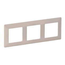 Decorative triple frame-module for switches and sockets VALENA LIFE LEGRAND