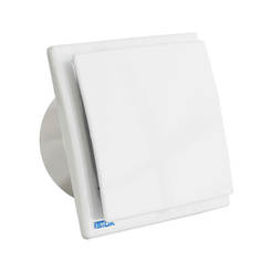 Вентилятор для ванной комнаты Ф100 13Вт 100см3/ч 29дБ квадратный с клапаном ОК 100 ММОТОРС