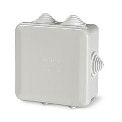 Junction box for outdoor installation - 80 x 80 x 40 mm, IP55, CUBOX