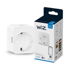 Умная розетка Wiz Wi-Fi, 2300 Вт, IP20, совместимая с Google Assistant / Alexa / Siri