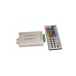 LED controller for RGB strips with infrared remote 144W