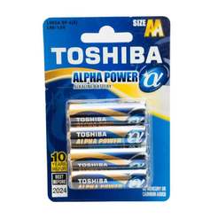 Батерия Alpha Power AA LR6G 4бр/блистер TOSHIBA
