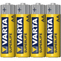 Zinc battery R6 AA SUPERLIFE 4 pcs / blister VARTA