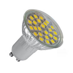 LED lamp 24LED 50000h 3.5W GU10 220V 6400K VIVALUX