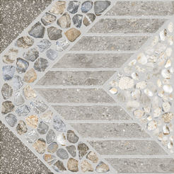 Granite tile Andorra mix 45 x 45 cm gray mat (1.42 sq.m./carton)