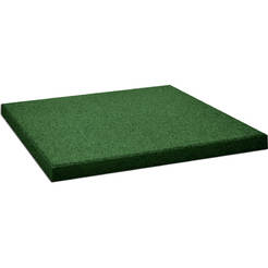 Flooring rubber green 400 x 400 x 30mm