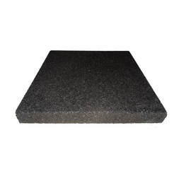 Flooring rubber black 400 x 400 x 40mm