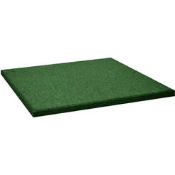 Rubber flooring green 400 x 400 x 20 mm