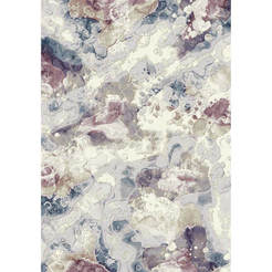 Carpet Argentum 120/170 cm drops, blue and purple