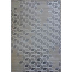 Arctic carpet beige rhombuses 120 x 170 cm