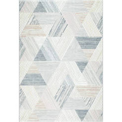 Carpet Canyon 133x195 cm gray 55% polyester 45% polypropylene