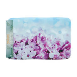 Bath mat purple flowers 45 x 70 cm