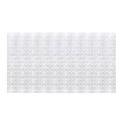 PVC bathroom mat with suction cups - transparent