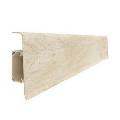 Floor skirting PVC ESQUERO № 606, untreated oak, 250 cm / piece
