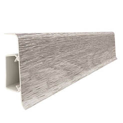 Floor skirting for laminate PVC Esquero 55/657 Gray Merbau 2.5m