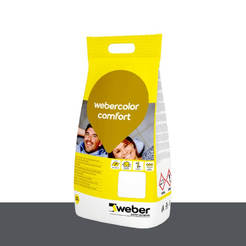 Webercolor comfort grout for joints up to 6 mm, waterproof 1 kg - G101 anthracite