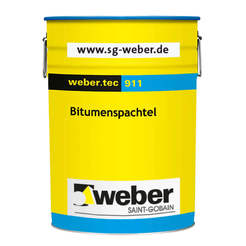 Bitumen waterproofing 6 kg weber.tec 911 Plastikol 1