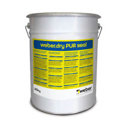 Polyurethane waterproofing 1K membrane 25kg weber.dry pur seal