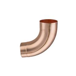 Copper elbow 72° for gutter pipe Ф100mm