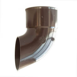 Отвод для отделки водостока ПВХ LG25 коричневый NICOLL