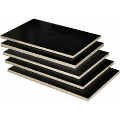 Waterproof plywood laminated 2440 x 1220 x 20mm hydrophobic - black foil