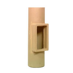 Ceramic pipe for chimney door UNI 20