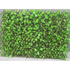 Artificial landscaping for fences - wooden fence Ivy 1 x 2m
