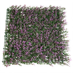 Decorative plate artificial landscaping Lavender 50 x 50 cm green, package 4 pcs.