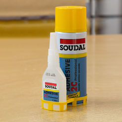 Two-component glue, transparent 50ml + spray 200ml